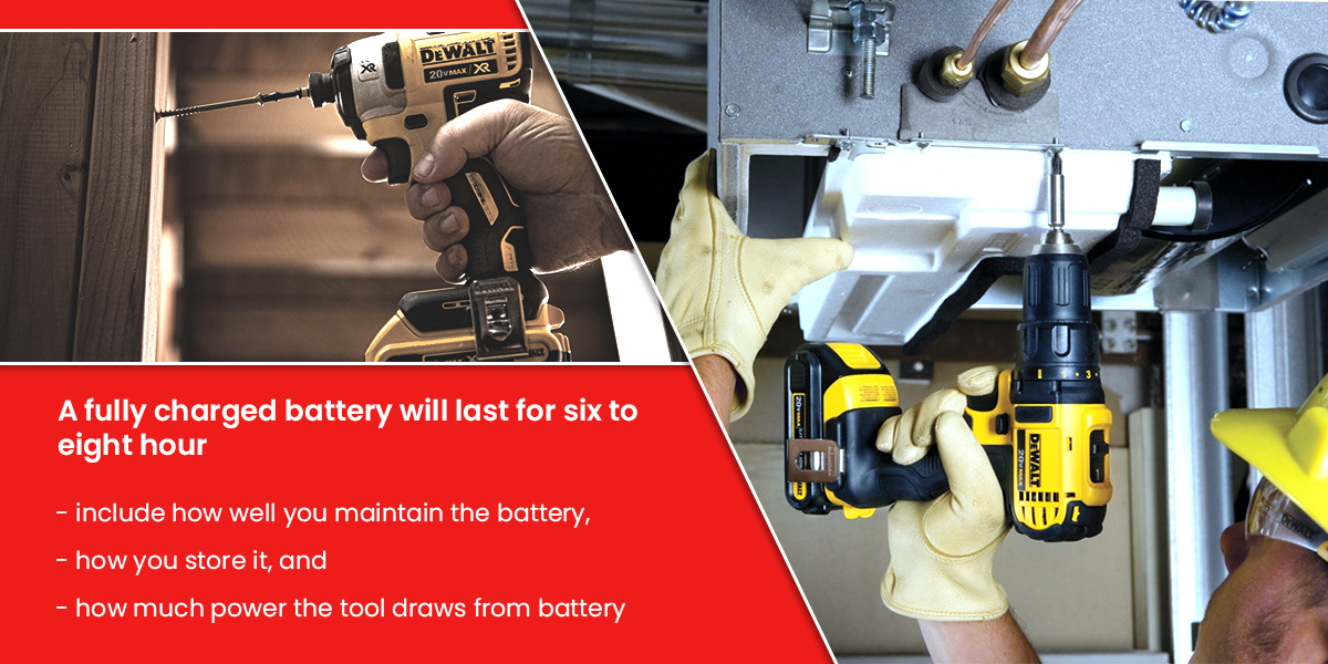 How long does a drill battery take to charge?