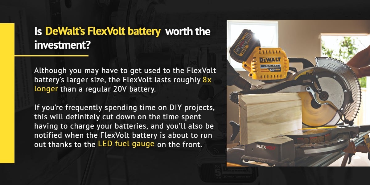 Is DeWalt’s FlexVolt battery worth the investment? | Ottawa Fastener Supply
