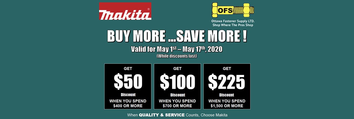 Makita Tools Offer