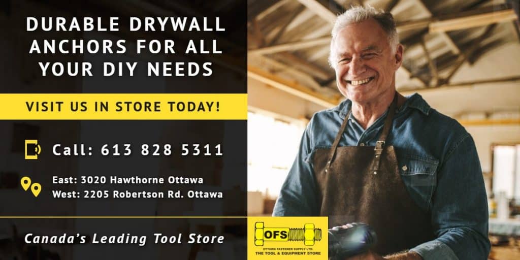 How to Use Drywall Anchors Ottawa Fastener Supply Ottawa Fastener Supply