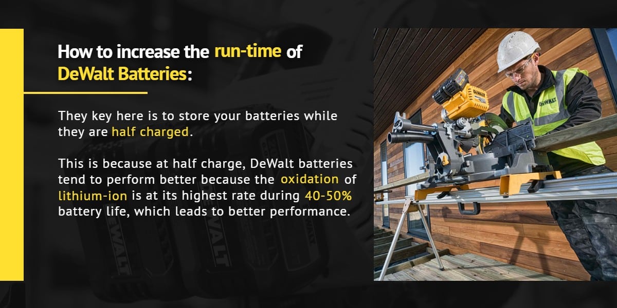 How to increase the run-time of DeWalt Batteries: | Ottawa Fastener Supply