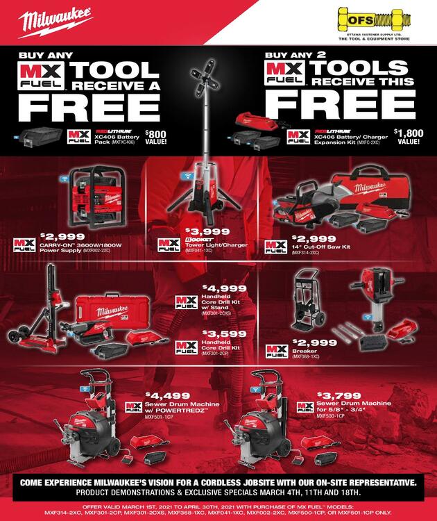 Material Handling & Safety Flyers Ottawa Fastener Supply