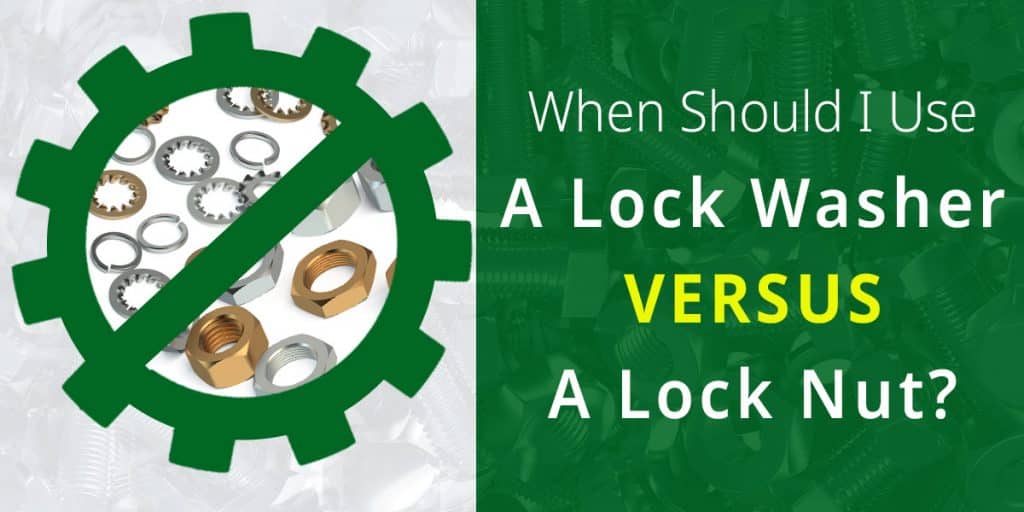 lock washer & lock nut