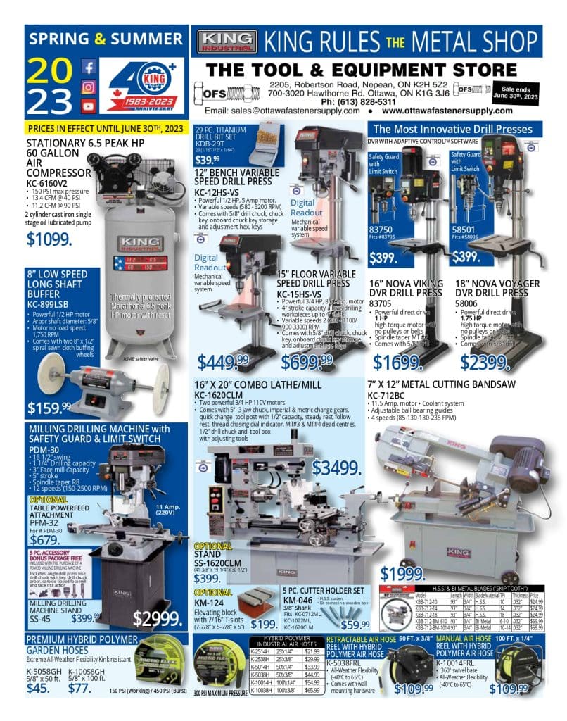 King Canada Metal Flyer 2023 page 0002