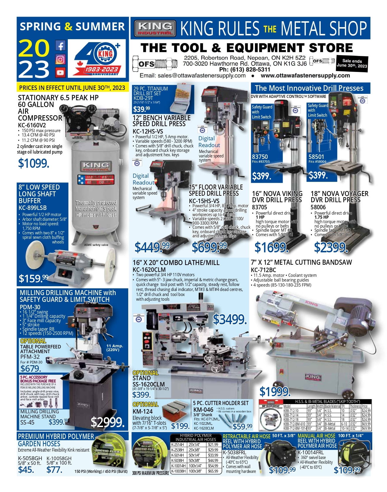 Material Handling & Safety Flyers Ottawa Fastener Supply