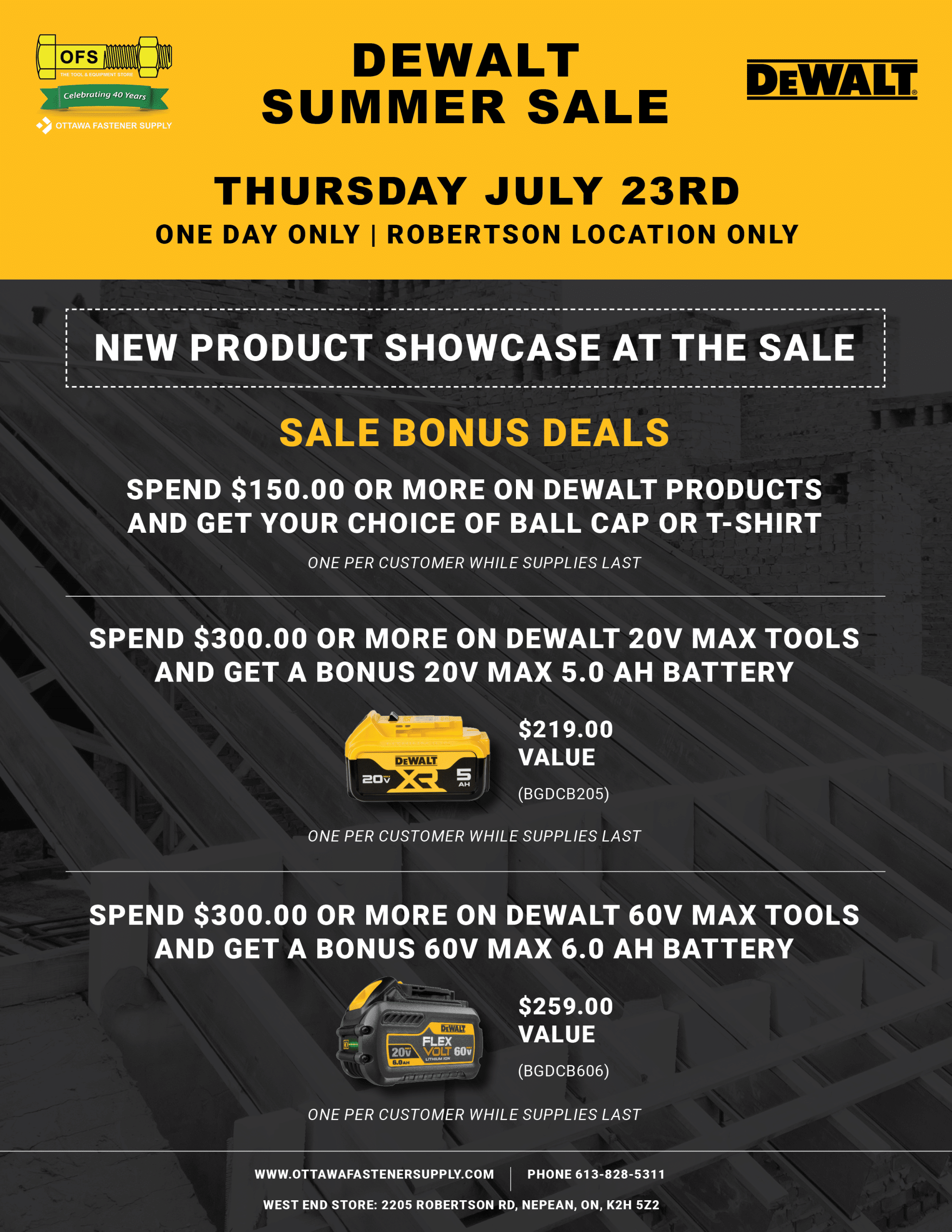 Dewalt Flyer July